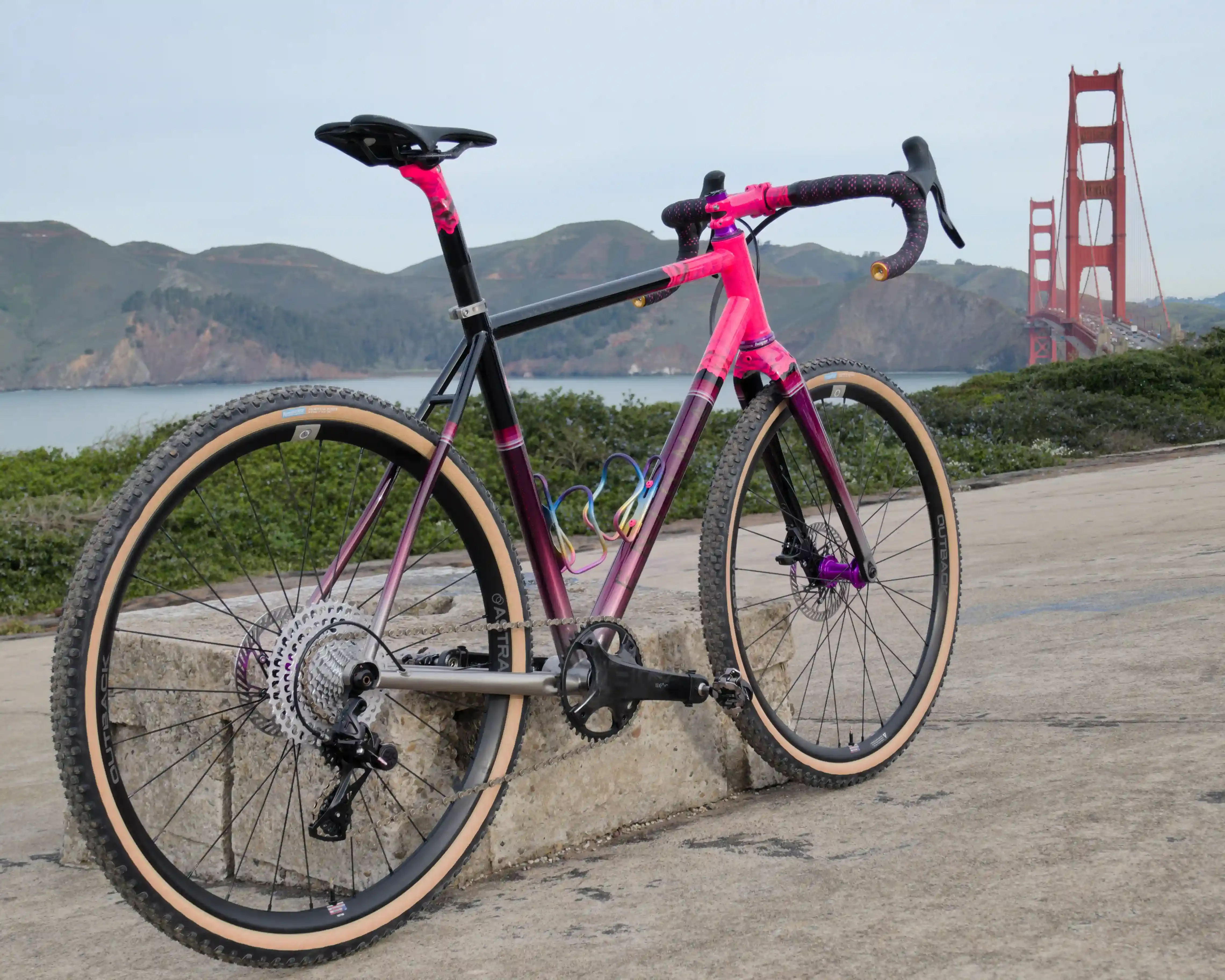 Pink Puffin shop bicycle